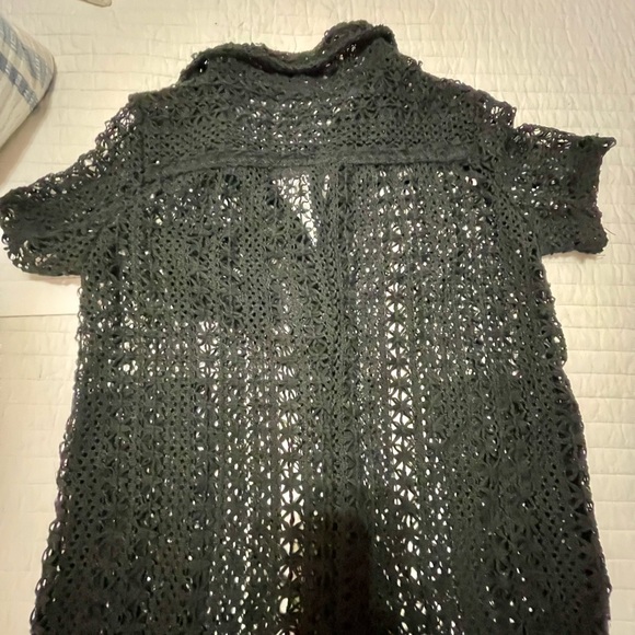 NWT Black Pool Cover Up - Palms Away - Size Small - Black - Picture 3 of 9